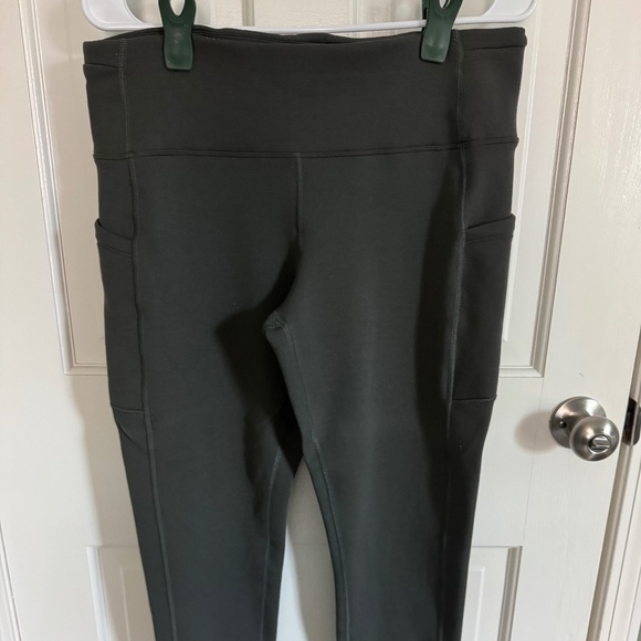 Athleta Altitude Stash fleece-lined tights leggings, LP, large petite - Picture 1 of 6